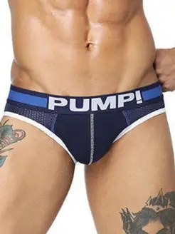Трусы брифы сетчатые спортивное белье PUMP! 104391846 купить за 529 ₽ в интернет‑магазине Wildberries