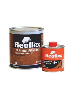 RX F-06 4+1 HS Автогрунтовка акриловая (серый) 0,8 + 0,2 л REOFLEX 142018110 купить за 954 ₽ в интернет‑магазине Wildberries